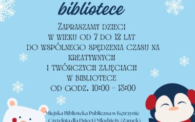 Zimowa przygoda w Bibliotece – ferie zimowe 2025 r.